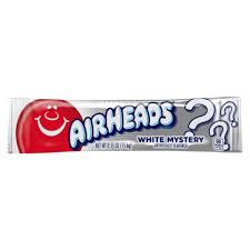 Airheads White Mystery Candy | Tangy Mystery Flavor Chewy Bar