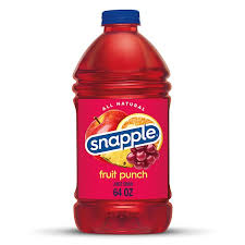 Snapple Juice Drink Bottle Fruit Punch