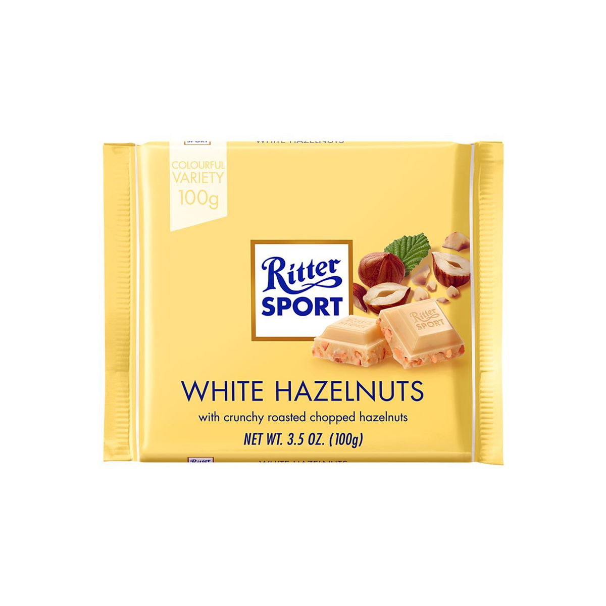 Ritter Sport Chocoalte Bar White Whole Hazelnut