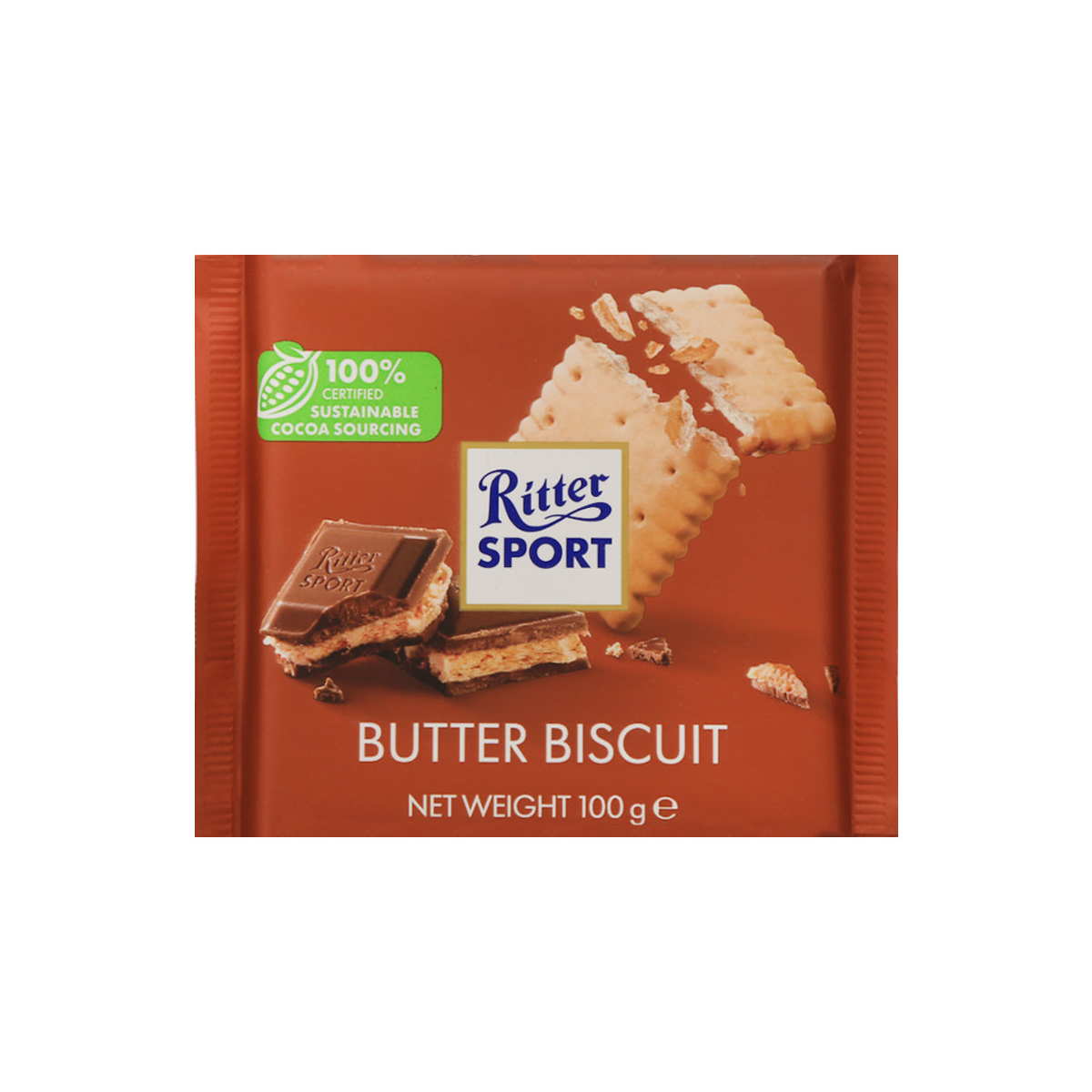 Ritter Sport Chocoalte Bar Butter Biscuit