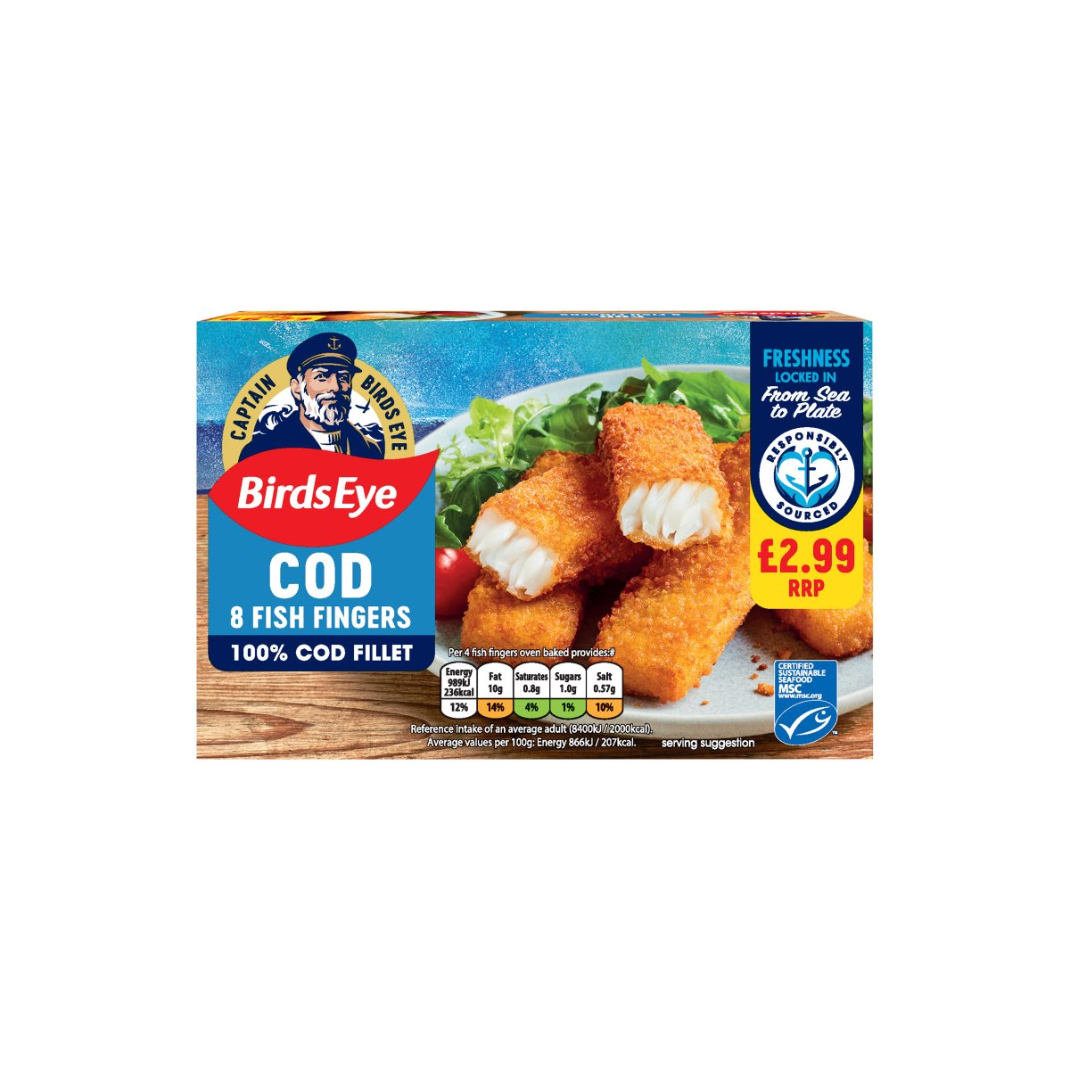 Birds Eye 12 Cod Fingers