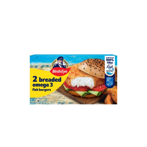 Birds Eye 2 Omega 3 Fish Fillet Burger