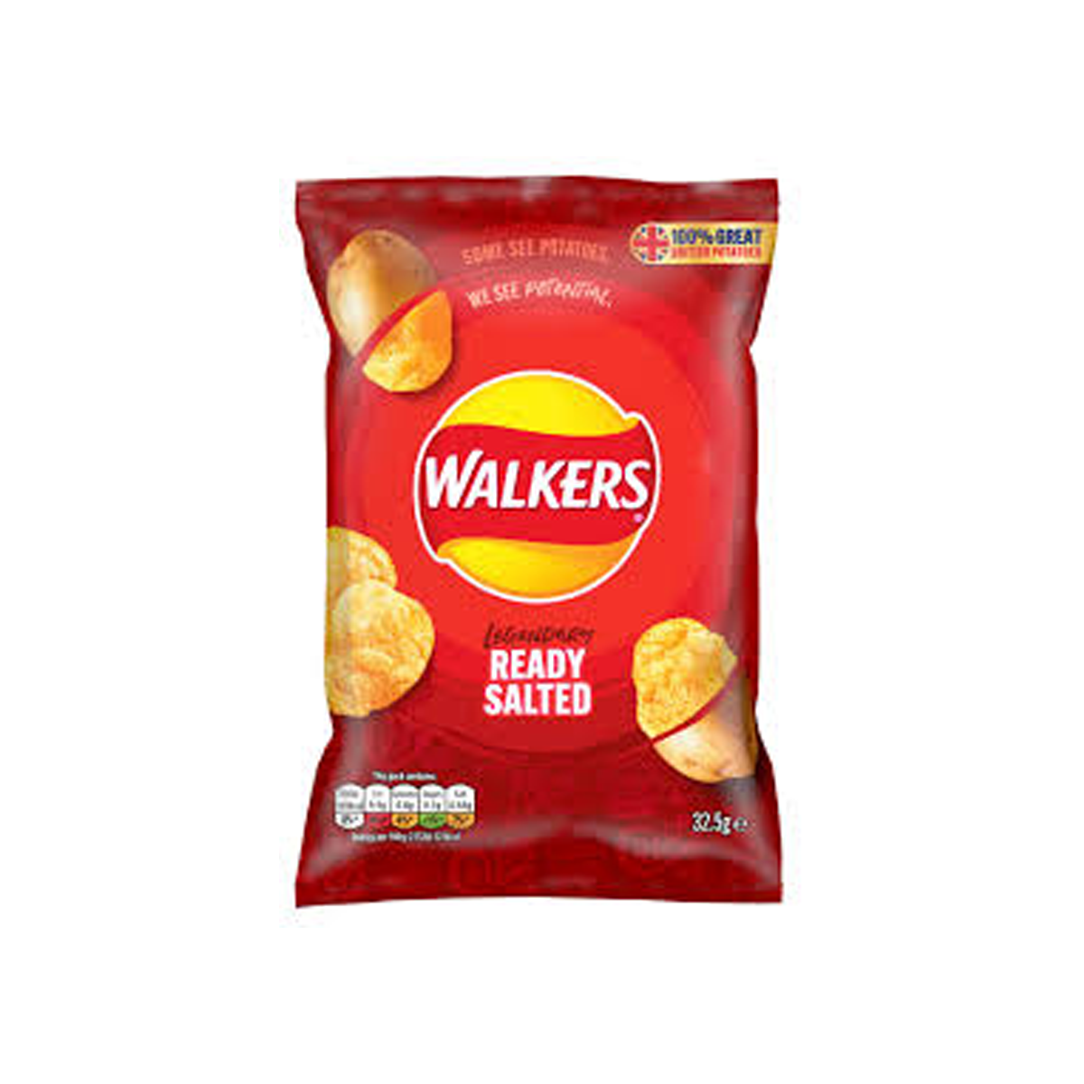 Walkers Flavoured Crisp (Regular) Ready Salted