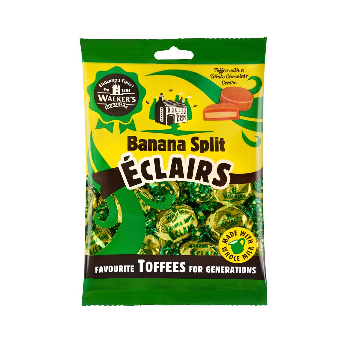 Walkers Toffee Banana Split Eclaire