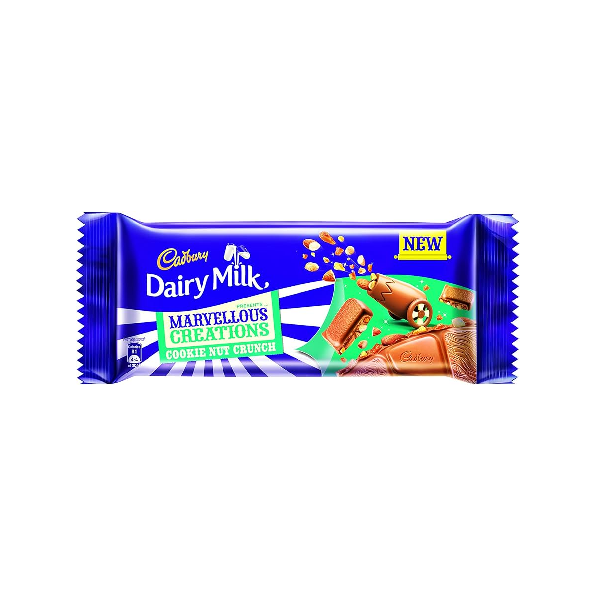 Cadbury Dairy Milk Marvelous Creations Bar Cookies Nut Crunch
