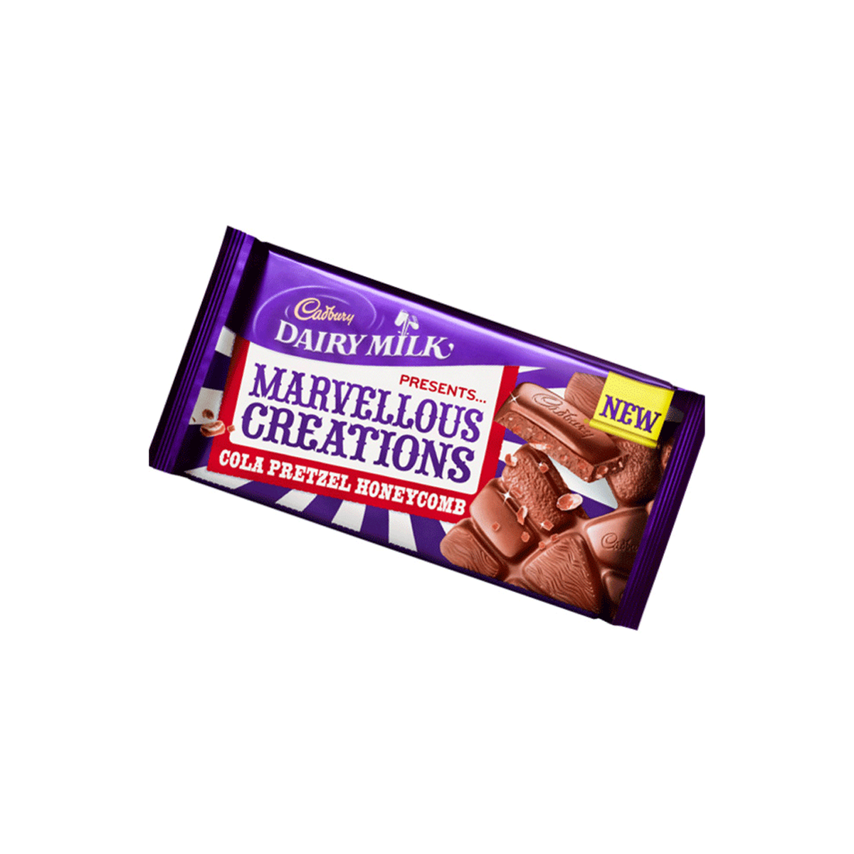 Cadbury Dairy Milk Marvelous Creations Bar Cola Pretzel Honeycomb