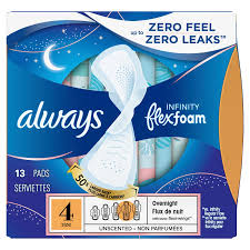 Always Infinity Women Pads 45's Regular