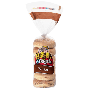 Bubba's Bagels Sliced 6's Honey Wheat