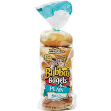 Bubba's Bagels Sliced 6's Plain