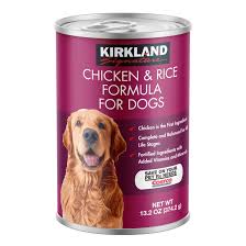 Kirkland Dog Food Tin Chicken & Rice