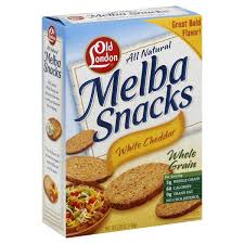 Old London Melba Snacks Whole Grain White Cheddar